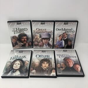 Lot Of 6 BBC Video Charles Dickens DVDs Oliver Twist Hard Times Bleak House